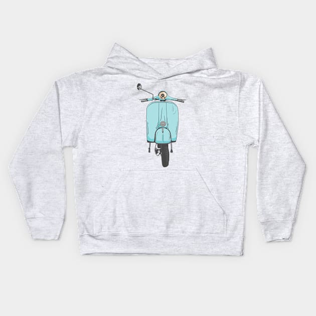 Funny Motorcycle Kids Hoodie by Socity Shop